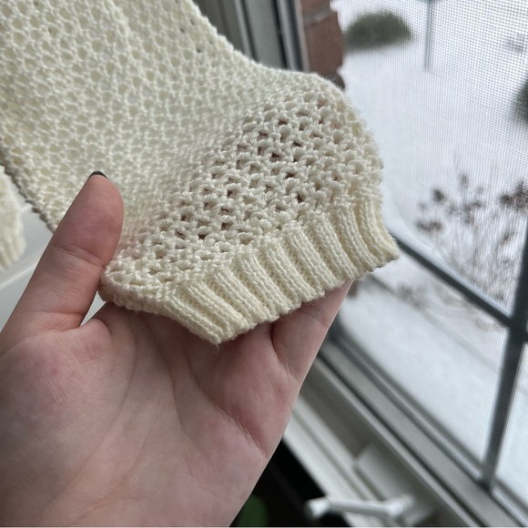 GUESS crochet cotton knit top - Picture 7 of 7